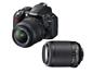 Nikon D3100 + objetivo AF-S DX 18-55 VR + objetivo AF-S DX 55-20
